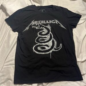VTG Metallica Black Snake Bitting Graphic T-Shirt Men’s S